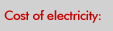 Cost of electricity: